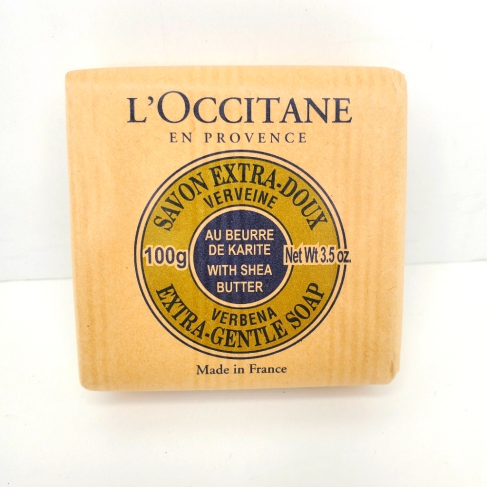 L'Occitane Verbena Shea‎ Butter Extra Gentle Soap Bar 100g/3.5oz France New!